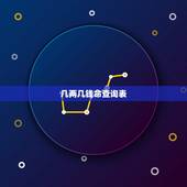 几两几钱命查询表，命重几斤几两查询表