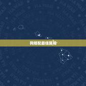 狗婚配最佳属相，属狗婚配和什么属相合适