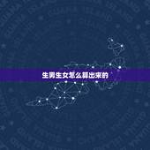 生男生女怎么算出来的，生男生女怎样算出来