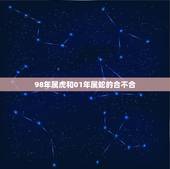 98年属虎和01年属蛇的合不合，女属蛇和男属鸡的婚姻和不合