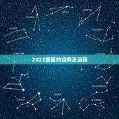 2022属鼠的运势及运程，属鼠2022年运势及运程