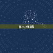 狗2022年运势，生肖狗2022年运势