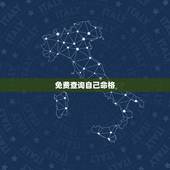 免费查询自己命格，命格查询