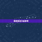 男孩姓名大全参考，中国男孩姓名大全
