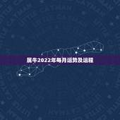 属牛2022年每月运势及运程，97属牛2021年运势及运程