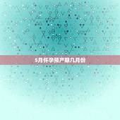 5月怀孕预产期几月份，2021年绝对会怀孕的生肖