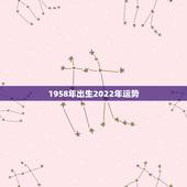 1958年出生2022年运势，1958年农历4月12日酉时出生算命