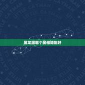 属龙跟哪个属相婚配好，属龙的和什么属相最配