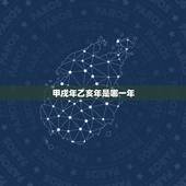 甲戌年乙亥年是哪一年，乙亥年是什么命