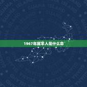 1967年属羊人是什么命，1967年属羊女52岁一生