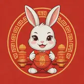 2025生肖兔双喜临门cBA：2025年属兔有两喜缠身