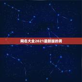 网名大全2021最新版的男，2021微信男网名