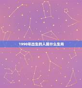 1990年出生的人属什么生肖，1990年出生的人，在五行中属什么？