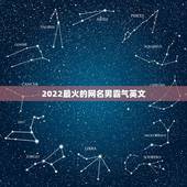 2022最火的网名男霸气英文，2023最火英文名男网名