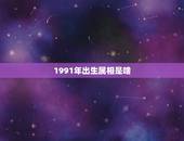 1991年出生属相是啥，1991年属相