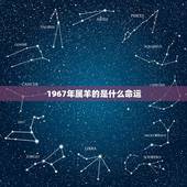 1967年属羊的是什么命运，1967年属羊的财运