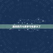 属羊的六十多岁今年多大了，属羊今年多大岁数2022 年
