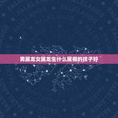 男属龙女属龙生什么属相的孩子好，男属龙女属鼠，生什么生肖的孩子最好？几