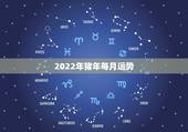 2022年猪年每月运势，属猪人2023年运势运程每月运程