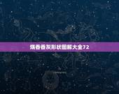 烧香香灰形状图解大全72，烧香香灰形状向花一样