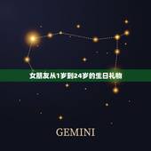 女朋友从1岁到24岁的生日礼物，我想送女朋友从1岁到21岁的生日礼物不