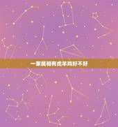 一家属相有虎羊鸡好不好，请问鸡猪虎羊属相一家人合的来吗？