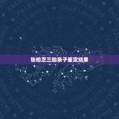 张柏芝三胎亲子鉴定结果，娱记曝光张柏芝三胎儿子出生证明遭起诉，出生证明