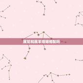 属蛇和属羊婚姻相配吗，男蛇配女羊婚姻好不好