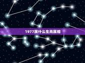 1977属什么生肖属相，1977年属什么生肖？