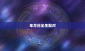 年月日出生配对，情侣生日的配对指数