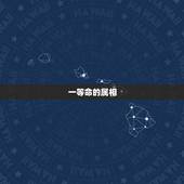 一等命的属相，十二生肖 五行各属 什么命 哪几个是木命 哪几个是水命等