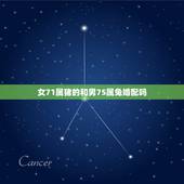 女71属猪的和男75属兔婚配吗，71年属猪的女和75年属兔的男适合结婚