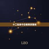 十二生肖今日老黄历查询，老黄历今天属相是什么