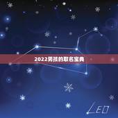 2022男孩的取名宝典，吴姓男孩取名
