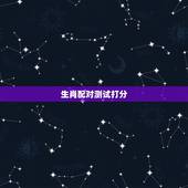 生肖配对测试打分，免费名字测试打分100分
