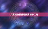 女属猪的最佳婚配属相十二月，属猪女和什么属相最配