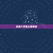 生辰八字怎么算命格，人的生辰八字是如何计算得出的？
