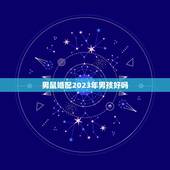 男鼠婚配2023年男孩好吗，男鼠与女猪婚配好吗？