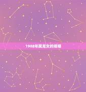 1988年属龙女的婚姻，1988年属龙的人婚姻怎么样