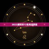 2022麦玲玲12生肖运势鼠，2022 麦玲玲12生肖运势