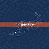 2022属龙的多少岁，年份生肖配对表2022