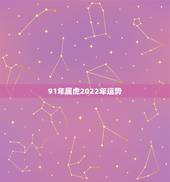 91年属虎2022年运势，2022年12生肖运势解析