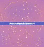 属蛇的和属猪的的属相相配吗，属蛇和属猪相配吗