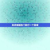龙虎相随在门前打一个属相，龙虎相随在门前，生死相冲看谁人.打一生肖