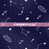 87年的兔属于什么五行，87年属什么的生肖