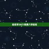起名字2021免费八字起名，双胞胎起名字2021免费八字起名？