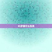 85岁属什么生肖，属牛84岁今年怎么样