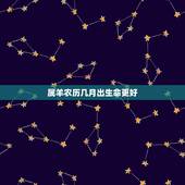 属羊农历几月出生命更好，67年属羊54岁命中注定