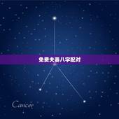 免费夫妻八字配对，免费测算八字婚姻配对