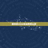 属羊的2023年运势怎么样，属羊的2022 年运势